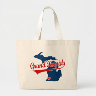 Bolso De Tela Gigante Corazones Grand Rapids Michigan