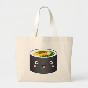 Bolso De Tela Gigante Coreano lindo Gimbap