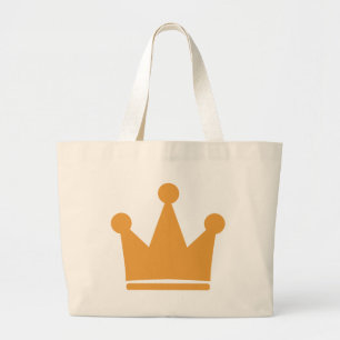 Bolso De Tela Gigante corona del rey