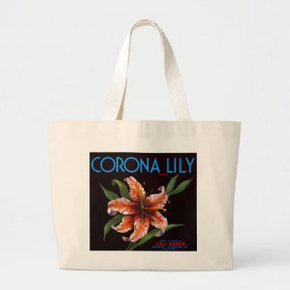 Bolso De Tela Gigante Corona Lily