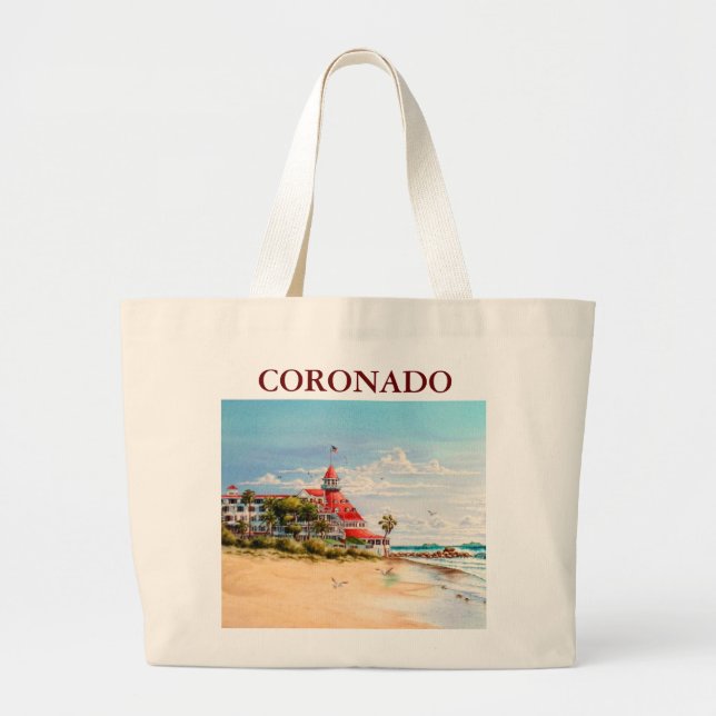 BOLSO DE TELA GIGANTE CORONADO (Frente)