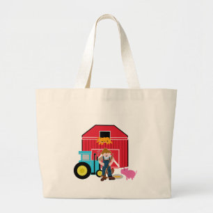 Bolso De Tela Gigante Corral