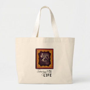Bolso De Tela Gigante Coser es mi vida