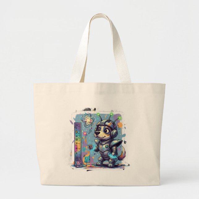 Bolso De Tela Gigante Cosmic Pup Ranger - Tote (Frente)