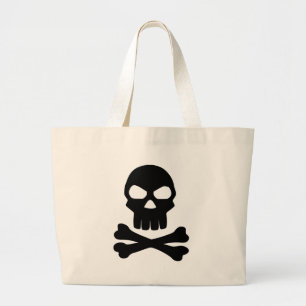 Bolso De Tela Gigante Cráneo