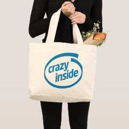 Bolso De Tela Gigante Crazy inside