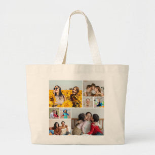 Bolso De Tela Gigante Crea tu propio collage de 8 fotos