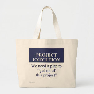 Bolso De Tela Gigante Creación de un plan de ejecución de proyectos (3