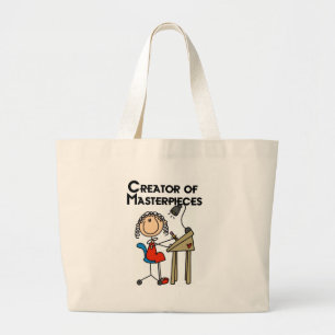 Bolso De Tela Gigante Creador de las camisetas y de los regalos de las