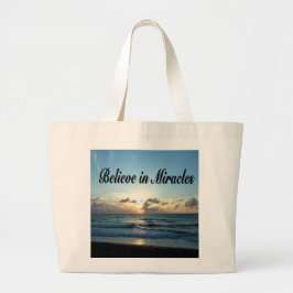 BOLSO DE TELA GIGANTE CREE EN LOS MILAGROS DE DIOS
