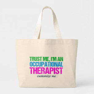 Bolso De Tela Gigante Créeme, soy terapeuta ocupacional
