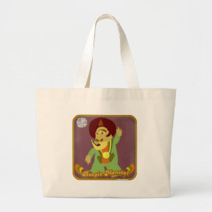 Bolso De Tela Gigante Criatura de dibujos animados divertida diseño lind