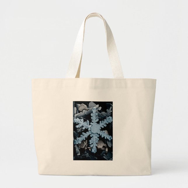 Bolso De Tela Gigante Cristal 2 de la nieve (Frente)