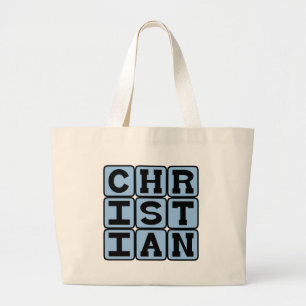 Bolso De Tela Gigante Cristiano, miembro de la religión