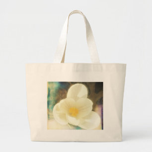 Bolso De Tela Gigante Crocus Flower Grunge