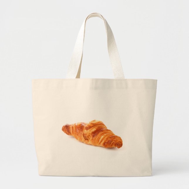 Bolso De Tela Gigante Croissant francés (Frente)