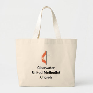 Bolso De Tela Gigante Cruz y llama, ClearwaterUnited MethodistChurch