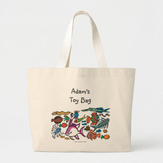 Bolso De Tela Gigante ¿Cuántos diversos pescados puede usted ver?