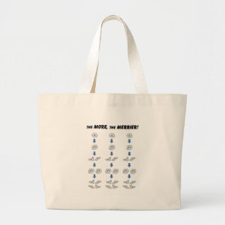 Bolso De Tela Gigante Cuantos más, mejor