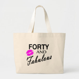 Bolso De Tela Gigante Cuarenta y fabuloso