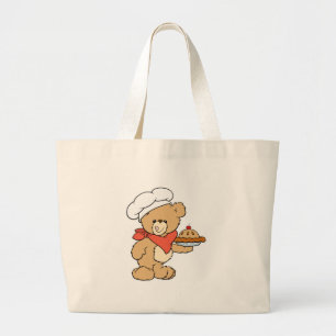 Bolso De Tela Gigante Cuato Chef Baker Bear