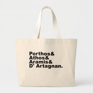 Bolso De Tela Gigante Cuatro mosqueteros - Porthos Athos Aramis