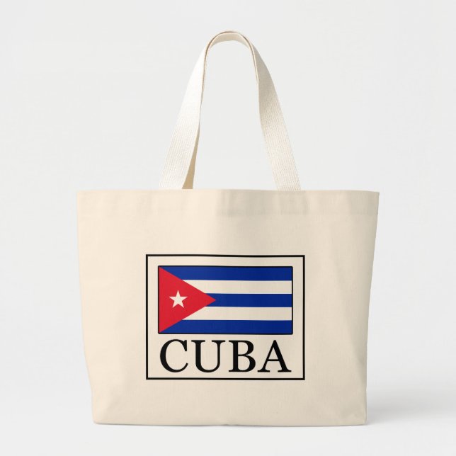 Bolso De Tela Gigante Cuba (Frente)