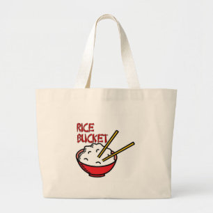 Bolso De Tela Gigante Cubo del arroz