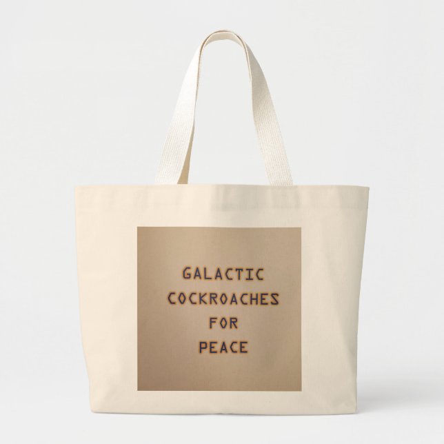 Bolso De Tela Gigante Cucarachas galácticas (Frente)