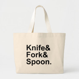 Bolso De Tela Gigante Cuchillo Tenedor Cuchara | Utensilios para Comer