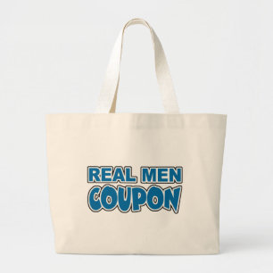 Bolso De Tela Gigante Cupón real de los hombres