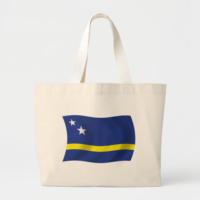 Bolso De Tela Gigante Curacao Flag Tote Bag (Frente)