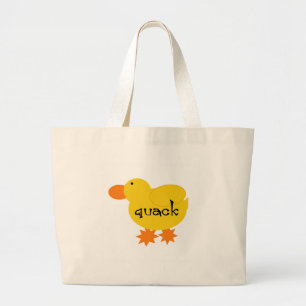 Bolso De Tela Gigante Curandero amarillo del pato