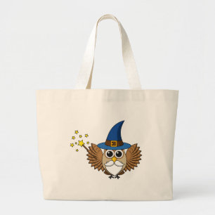 Bolso De Tela Gigante Cute a Merlin el Personalizado Lechuza Mago