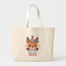 Bolso De Tela Gigante cute festive new year 2026 tote bag