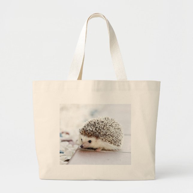Bolso De Tela Gigante Cute Hedgehog (Frente)