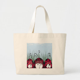 Bolso De Tela Gigante Cute Ladybugs