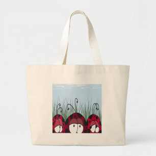 Bolso De Tela Gigante Cute Ladybugs