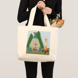 Bolso De Tela Gigante Cute Lone Fox