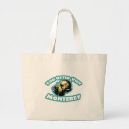 Bolso De Tela Gigante Cute Monterey Otter Travel