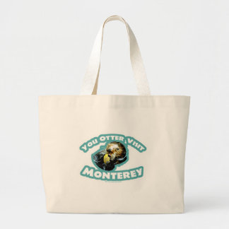 Bolso De Tela Gigante Cute Monterey Otter Travel