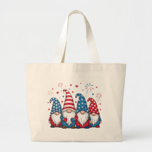 Bolso De Tela Gigante Cute USA American Gnomes Personalizado-68123
