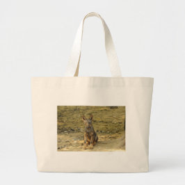 Bolso De Tela Gigante Cute Wolf Cub