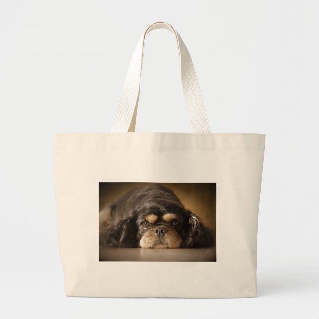 Bolso De Tela Gigante ¡Cutie Cav! (Frente)