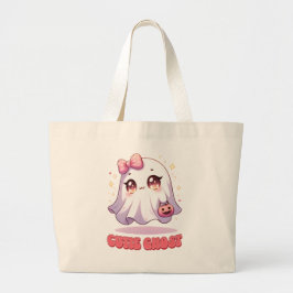 Bolso De Tela Gigante Cutie Ghost