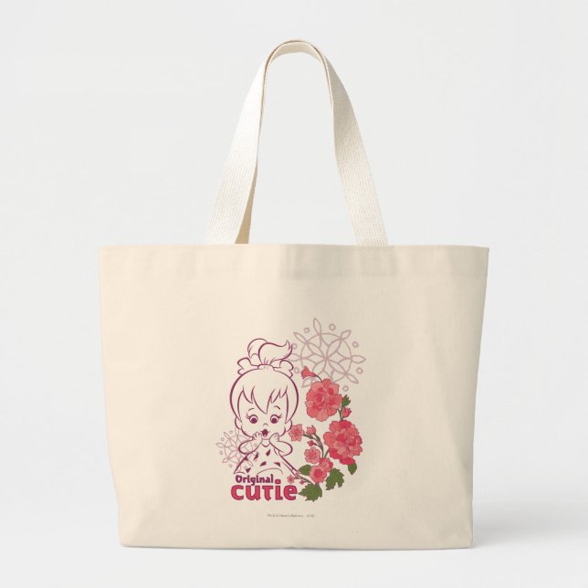 Bolso De Tela Gigante Cutie original de PEBBLES (Frente)