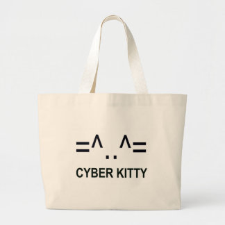 Bolso De Tela Gigante Cyber Kitty
