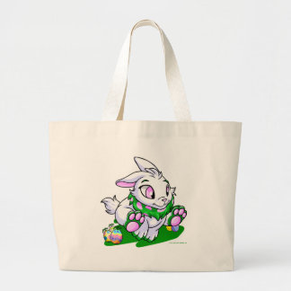 Bolso De Tela Gigante Cybunny verde que compite con a través de neggs