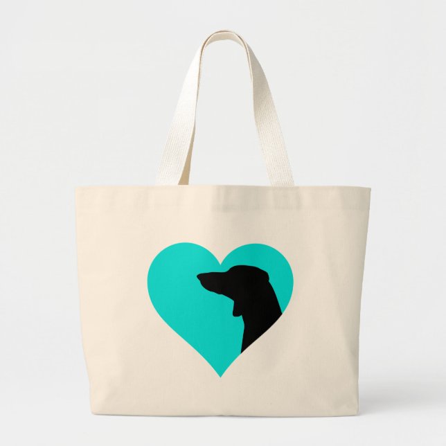 Bolso De Tela Gigante Dachshund (Frente)