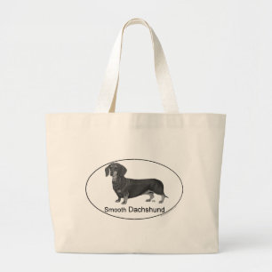 Bolso De Tela Gigante Dachshund